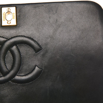 Chanel Lambskin Quilted Small Single Flap Dark Green 8 of 14