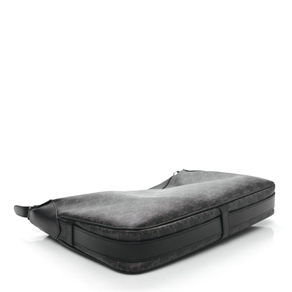 Celine Triomphe Canvas Calfskin Large Romy Shoulder Bag Black 4 of 10