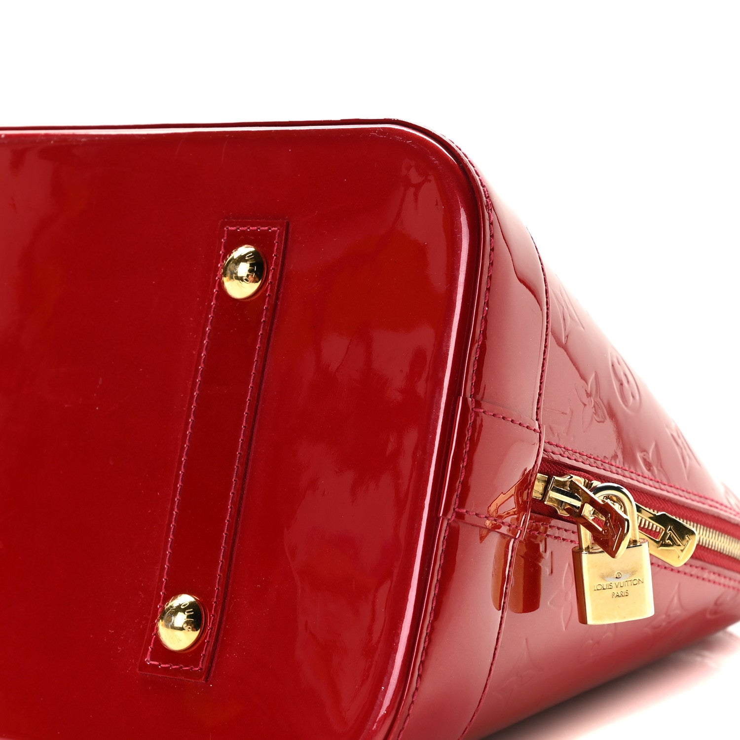 Louis Vuitton Vernis Alma GM Pomme D'Amour 10 of 10