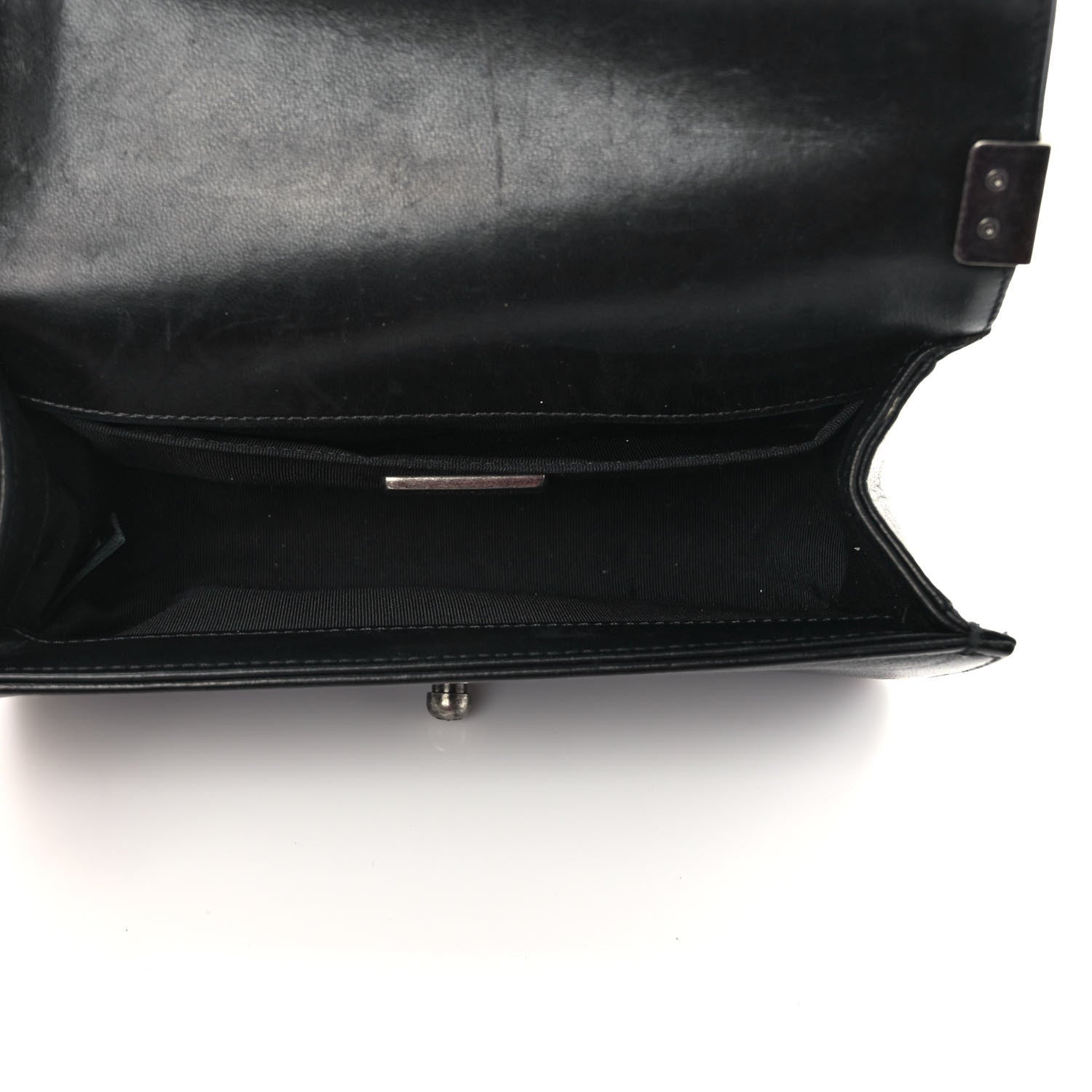 Chanel Calfskin Crystal Studded Small Studded Boy Flap Black 6 of 12