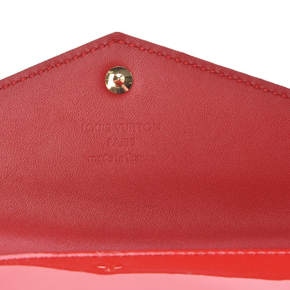 Louis Vuitton Patent Daily Organizer Wallet Insert Cherry 6 of 6