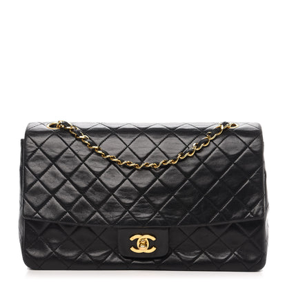 Chanel Lambskin Quilted Medium Single Flap Black 1 of 15