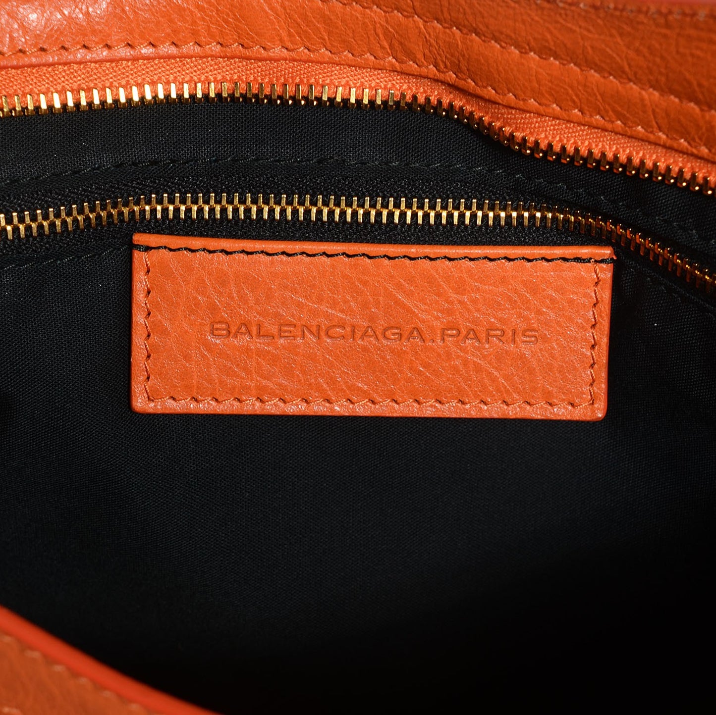 Agneau Giant 12 Gold Hardware City Tangerine