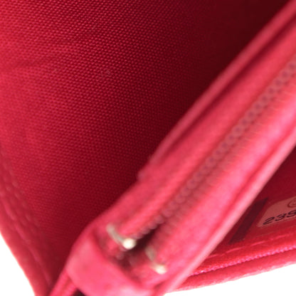 Chanel Caviar Quilted Boy Wallet On Chain WOC Fuchsia 7 of 13