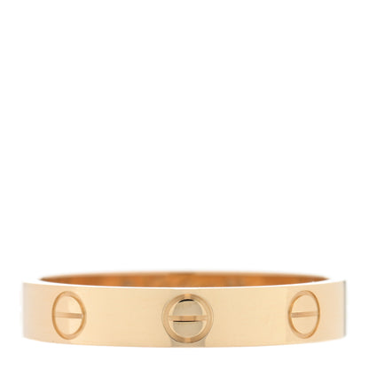 Cartier 18K Yellow Gold 3.5mm LOVE Wedding Band Ring 56 7.5 1 of 5