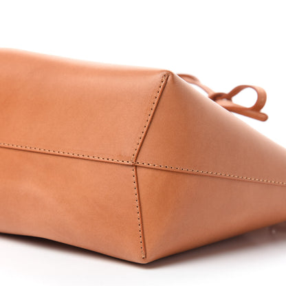 Mansur Gavriel Vegetable Tanned Calfskin Mini Bucket Bag Camello Azzurro 7 of 11