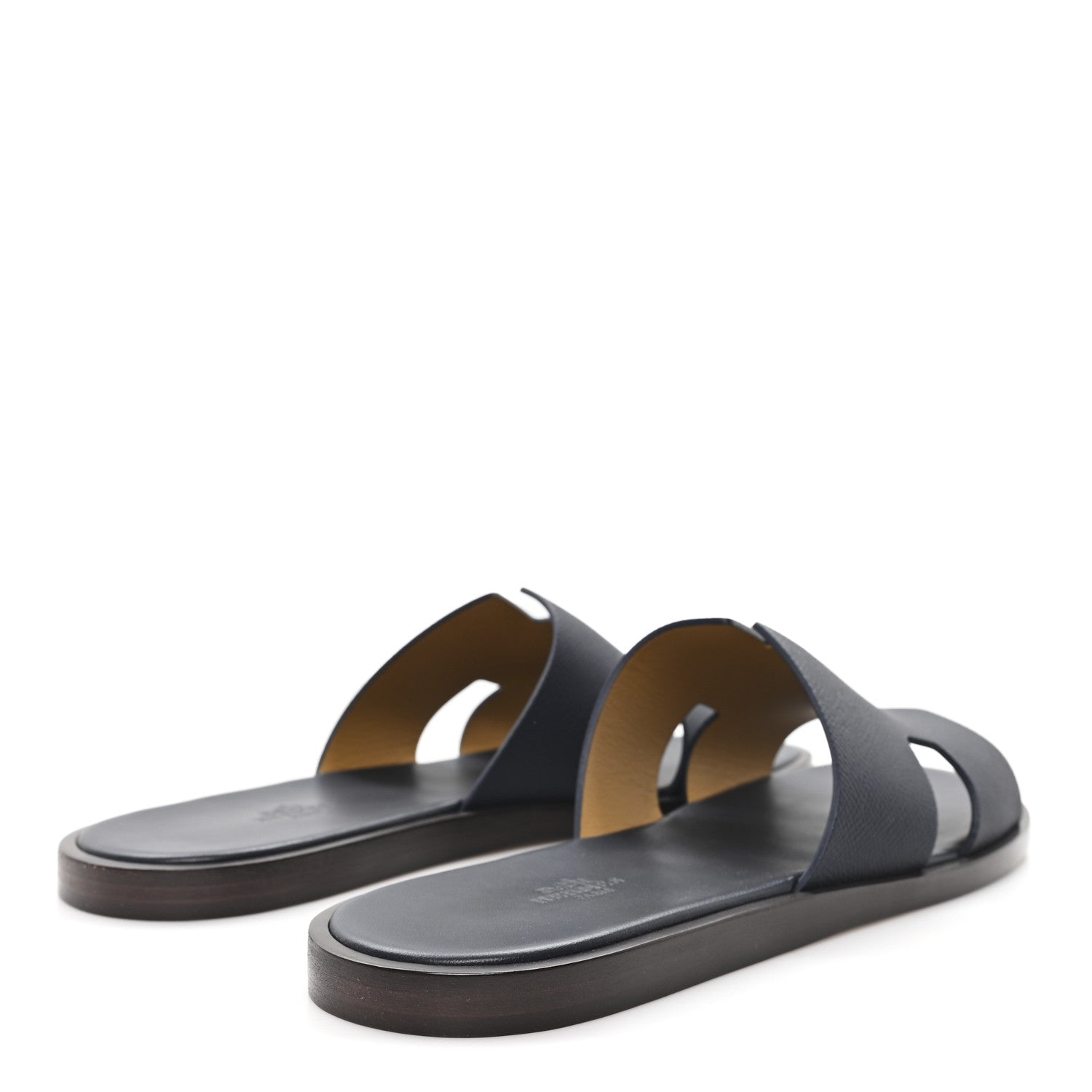 Hermes Epsom Mens Izmir Sandals 42 Marine 5 of 10