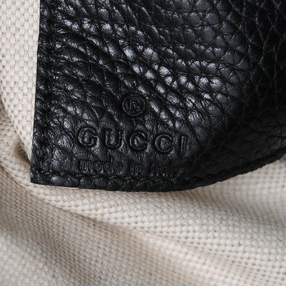 Gucci Pebbled Calfskin Soho Wristlet Black 6 of 7