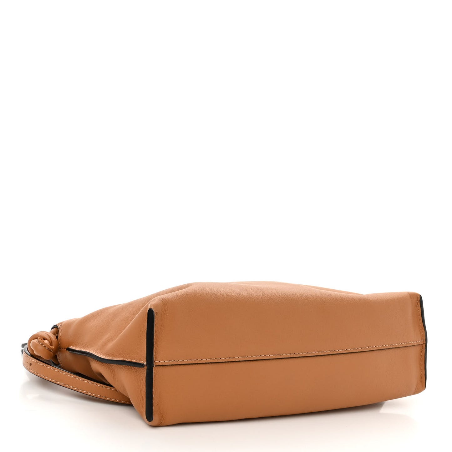 Nappa Flamenco Knot Clutch Warm Desert