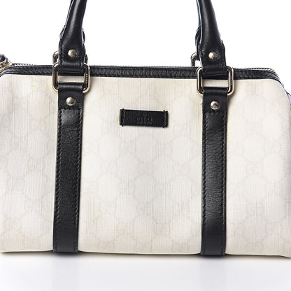 Gucci GG Plus Monogram Small Joy Boston White Black 6 of 8
