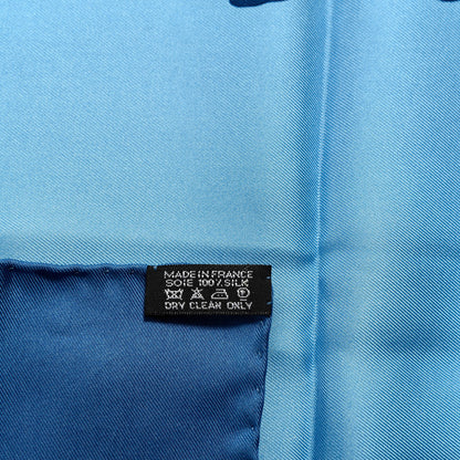 Hermes Silk Les Zebres II Scarf 90 4 of 4