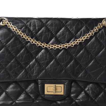 Chanel Aged Calfskin Quilted 2.55 Reissue 227 Flap Black 10 of 11