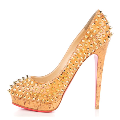 Christian Louboutin Cork Alti Spikes 160 Pumps 38.5 1 of 7