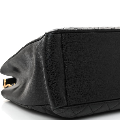 Chanel Caviar Quilted Grand Shopping Tote GST Black 9 of 11