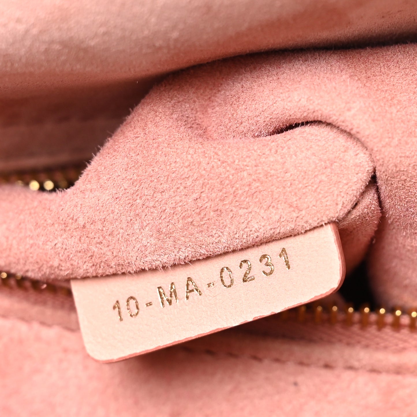 Lambskin Cannage Gradient Medium Lady Dior Pink