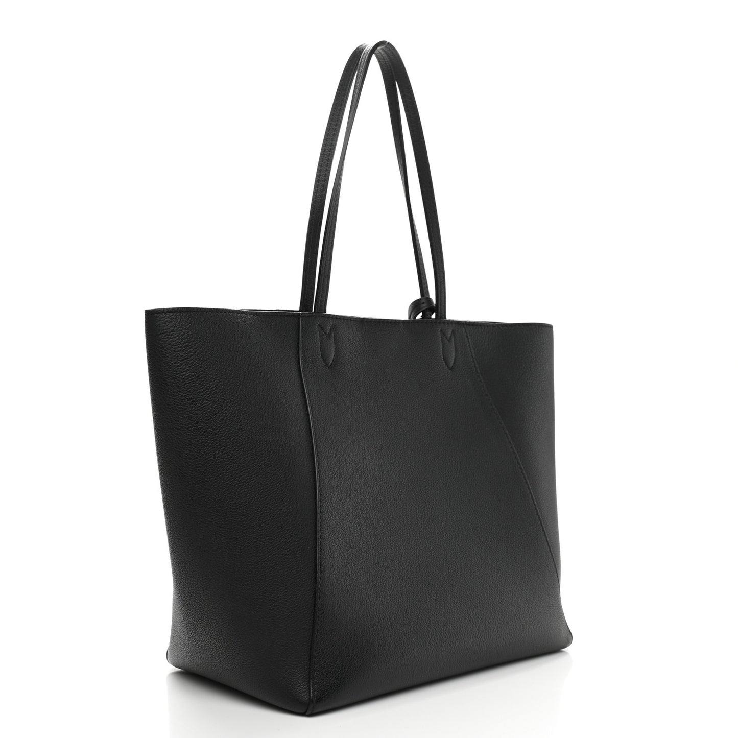 Calfskin Lockme Cabas Black