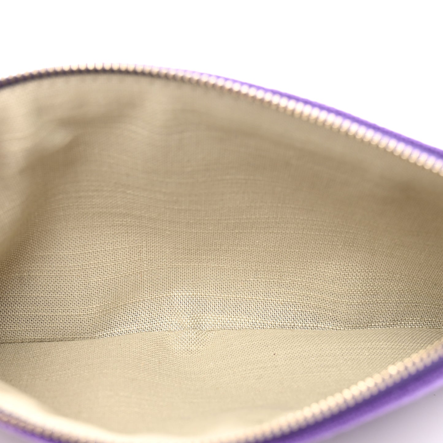 Mixed Fibers Small Deauville Pouch Purple