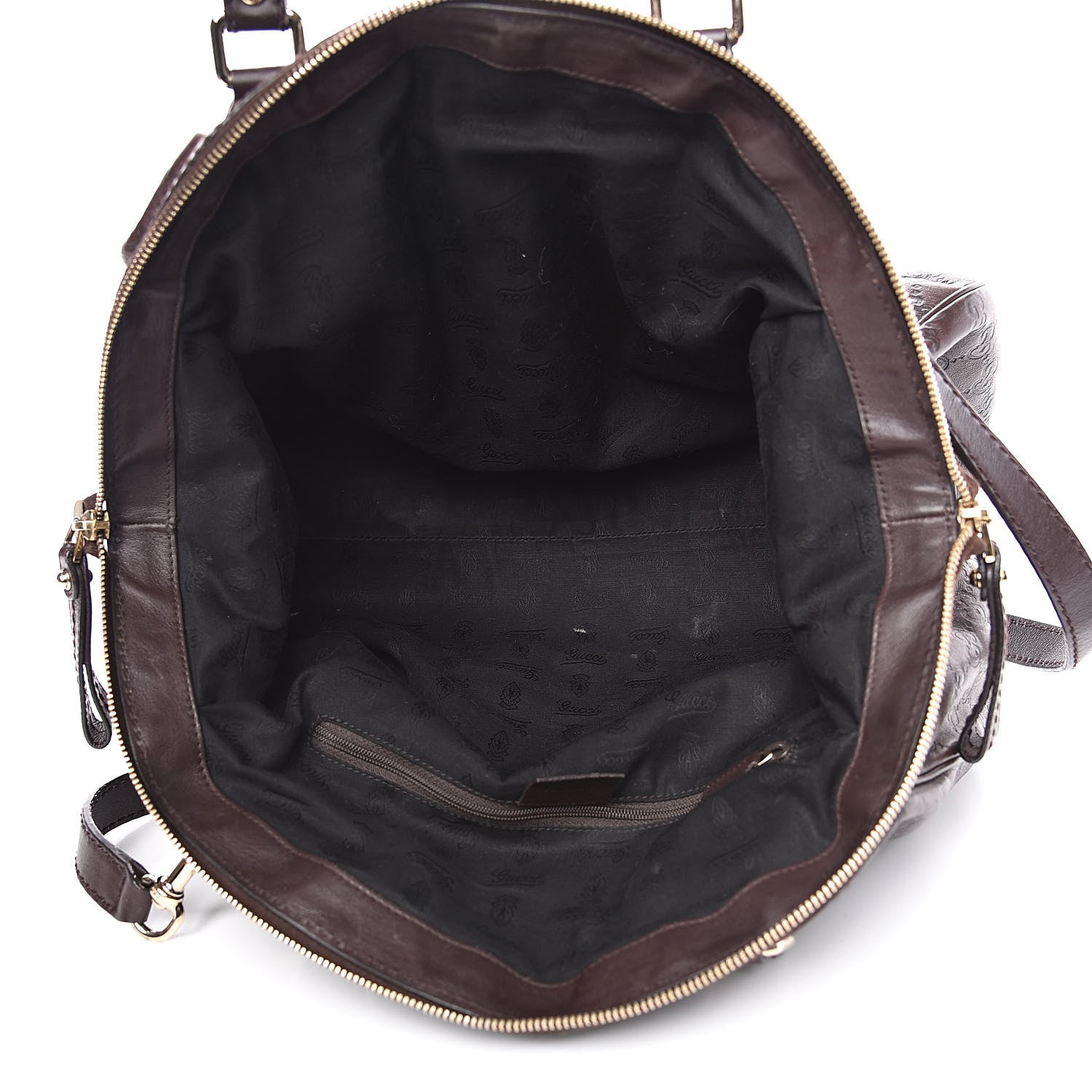 Gucci Guccissima Medium Sukey Boston Chocolate 5 of 15