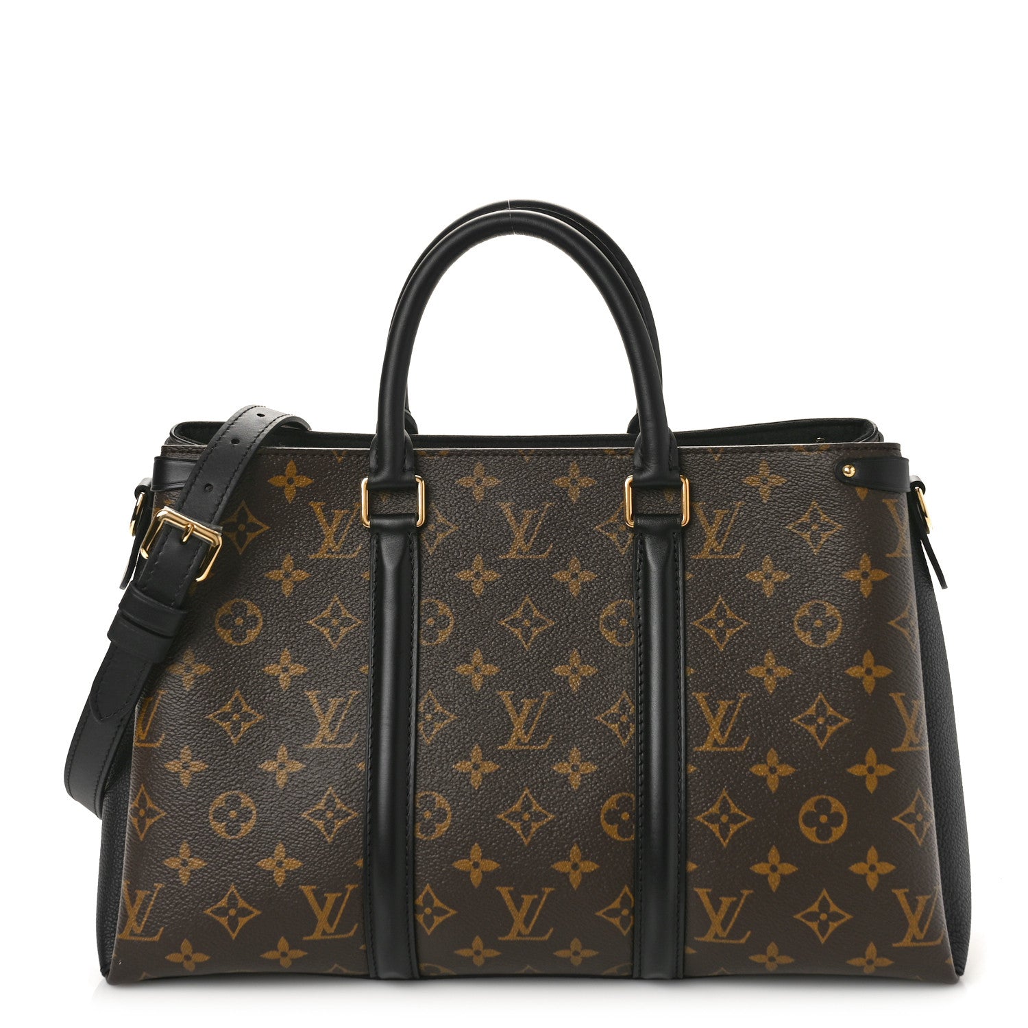 Louis Vuitton Monogram Soufflot MM Black 1 of 7