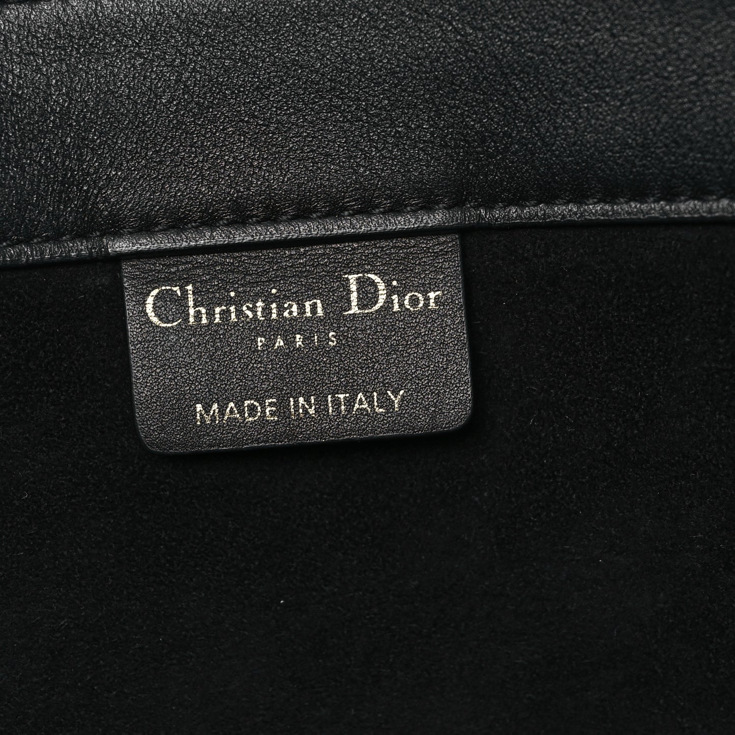 Calfskin Embossed Medium Book Tote Black