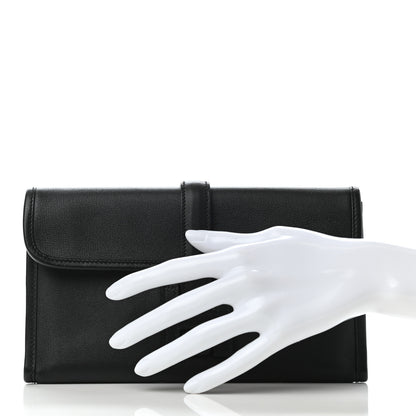 Hermes Swift Jige Duo Clutch Black 2 of 7