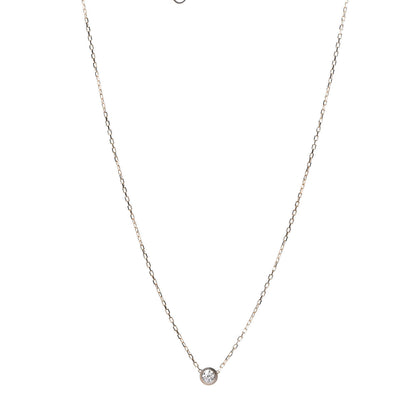 Cartier 18K Pink Gold Diamond LM D'Amour Pendant Necklace 1 of 6
