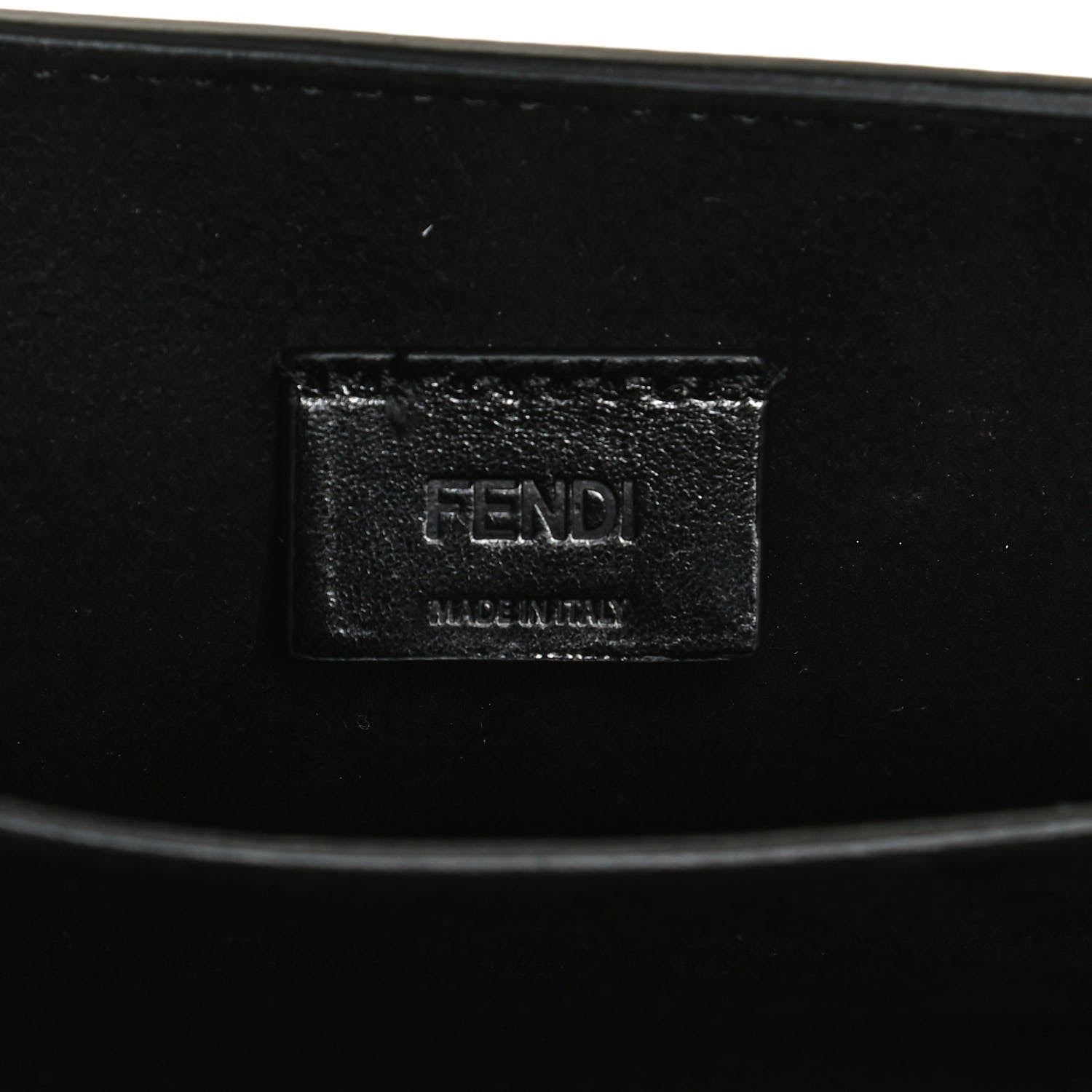 Fendi Vitello King Karligraphy Crossbody Bag Black 6 of 10