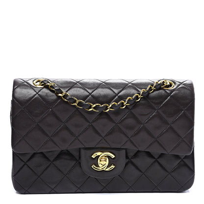 Chanel Lambskin Quilted Small Double Flap Black 1 of 10