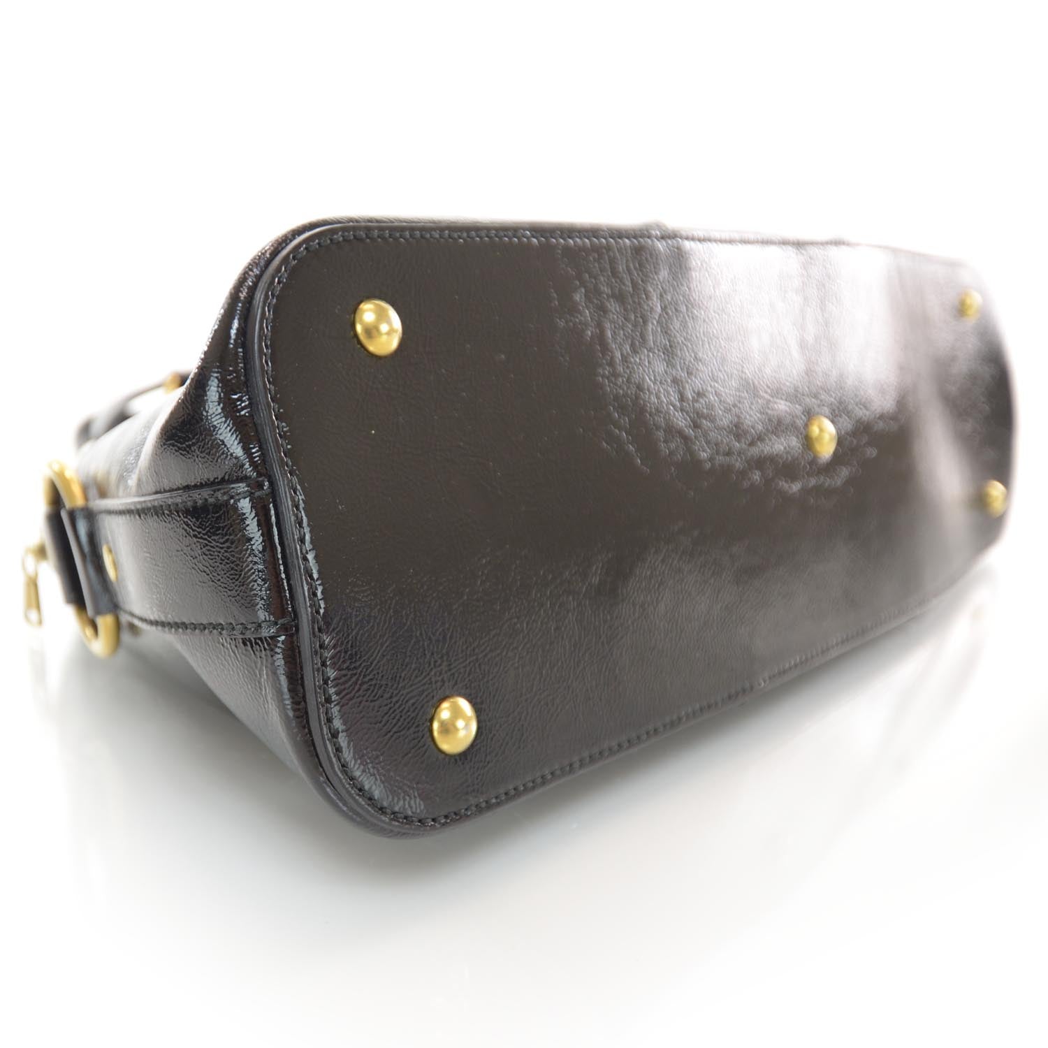 Saint Laurent Patent Large Muse Black 4 of 8