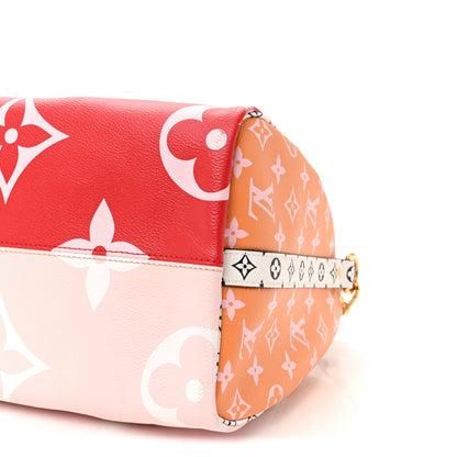 Louis Vuitton Monogram Giant Speedy Bandouliere 30 Rouge 9 of 9