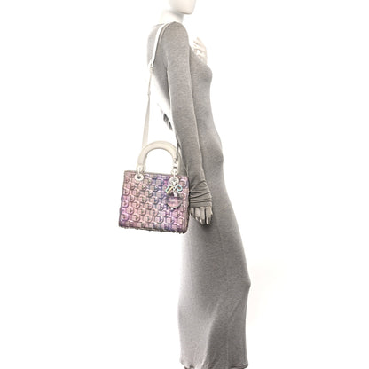 Christian Dior X DAISUKE OHBA Iridescent Calfskin Medium Lady Dior Art Pastel Multicolor 2 of 9
