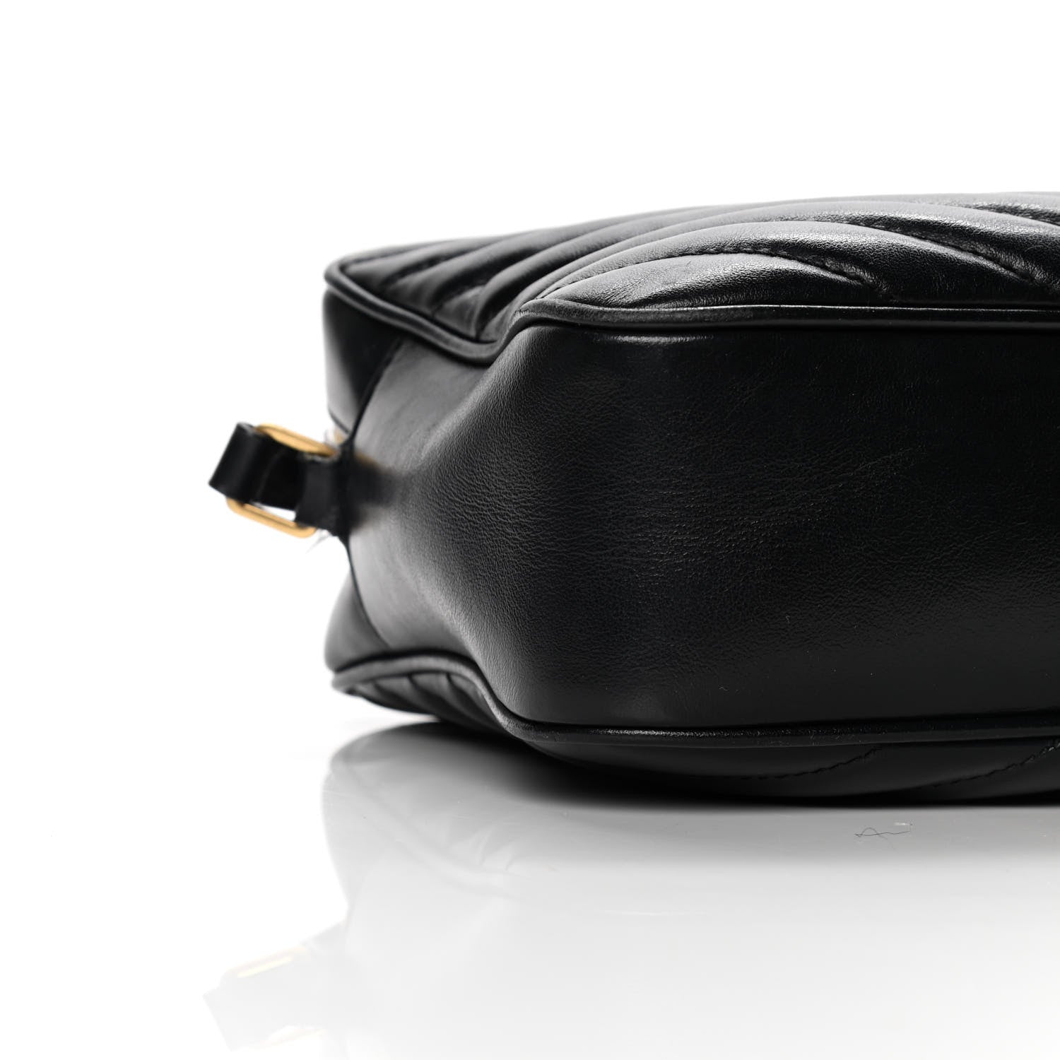 Saint Laurent Calfskin Matelasse Monogram Lou Camera Bag Black 5 of 10