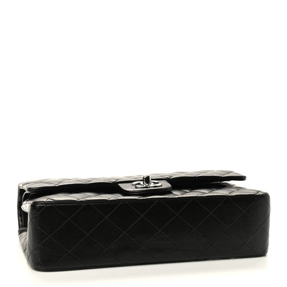 Chanel Lambskin Quilted Medium Double Flap Black 5 of 10
