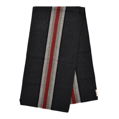 Burberry Wool Stripe Scarf Grey 2 of 5
