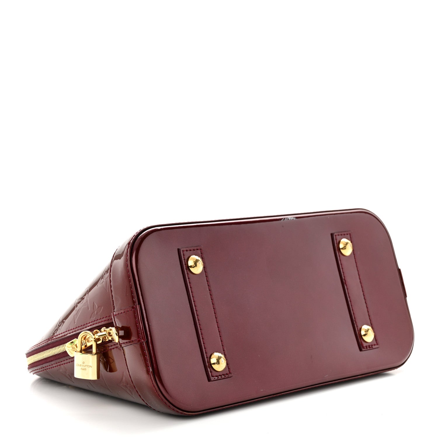 Louis Vuitton Vernis Alma PM Rouge Fauviste 4 of 11