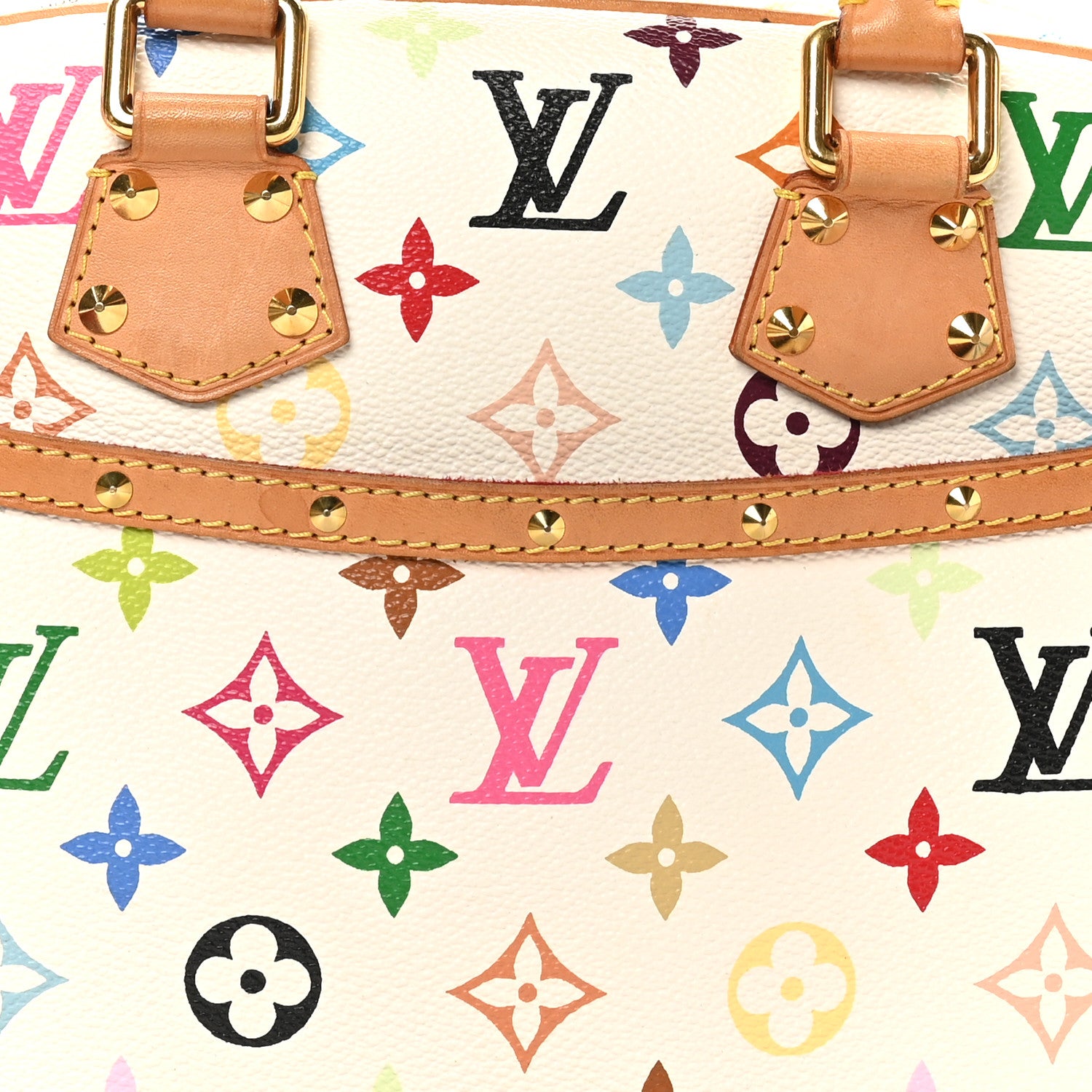 Louis Vuitton Monogram Multicolor Trouville White 7 of 9