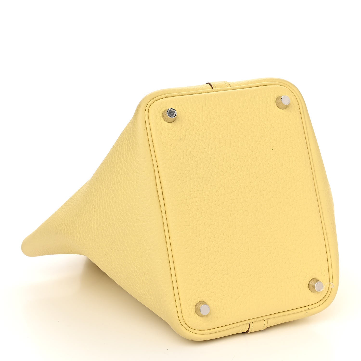 Hermes Taurillon Clemence Picotin Lock 18 PM Jaune Poussin 4 of 10