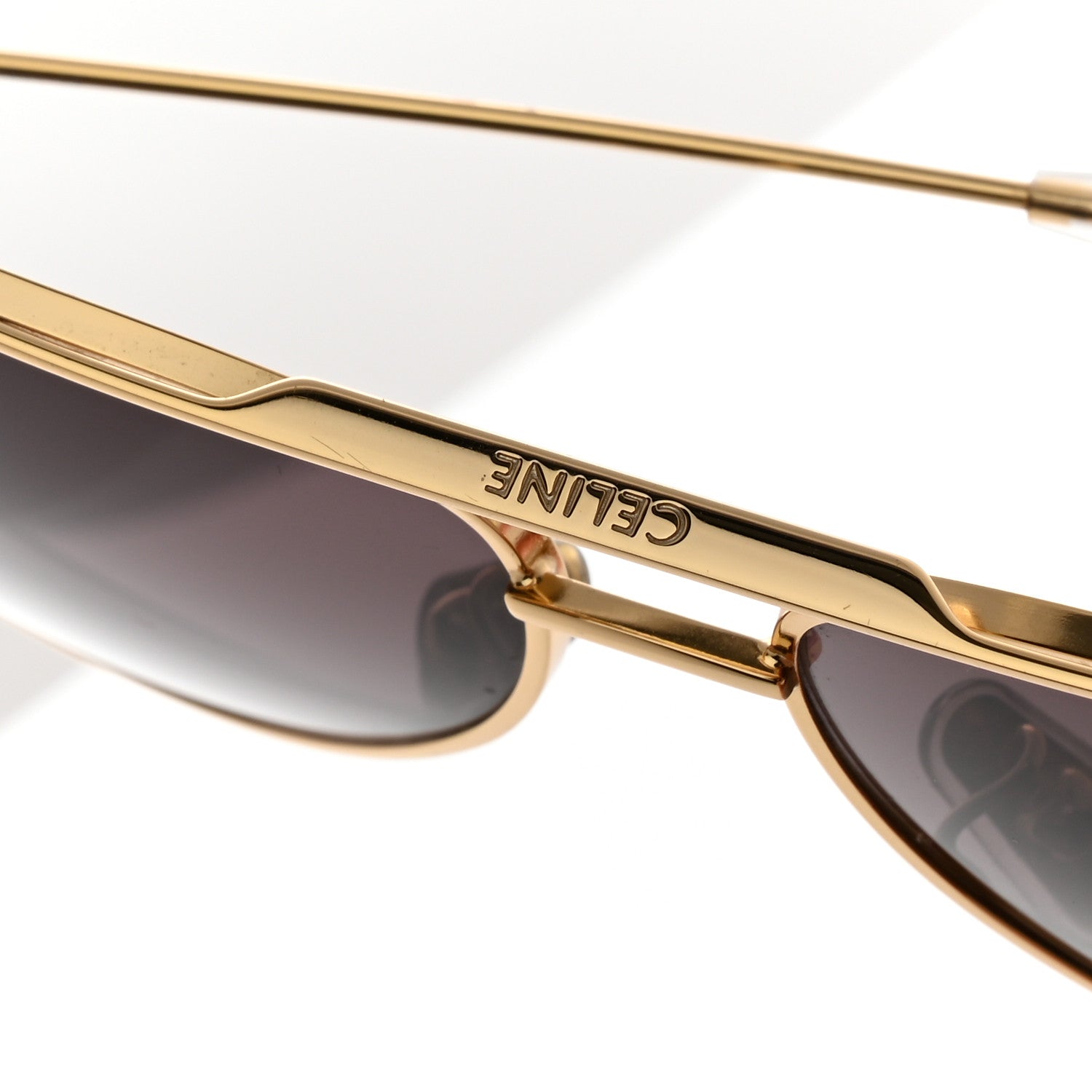 Celine Aviator Sunglasses CL 40062U Gold 10 of 11