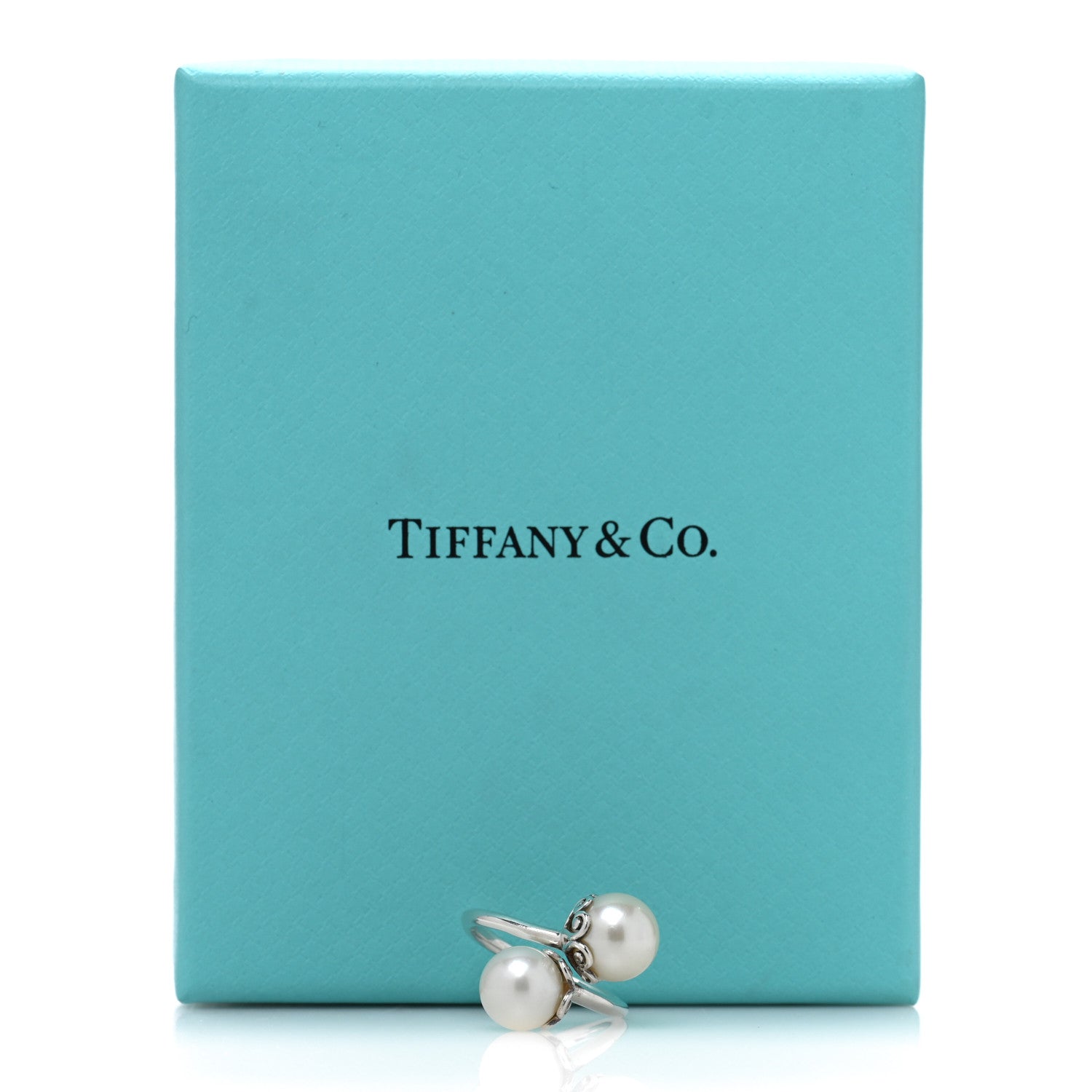 Tiffany Sterling Silver Cultured Pearl Paloma's Venezia Goldoni Heart Ring 48 4.5 5 of 5