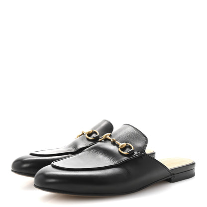 Gucci Calfskin Womens Princetown Slippers 36.5 Black 4 of 10