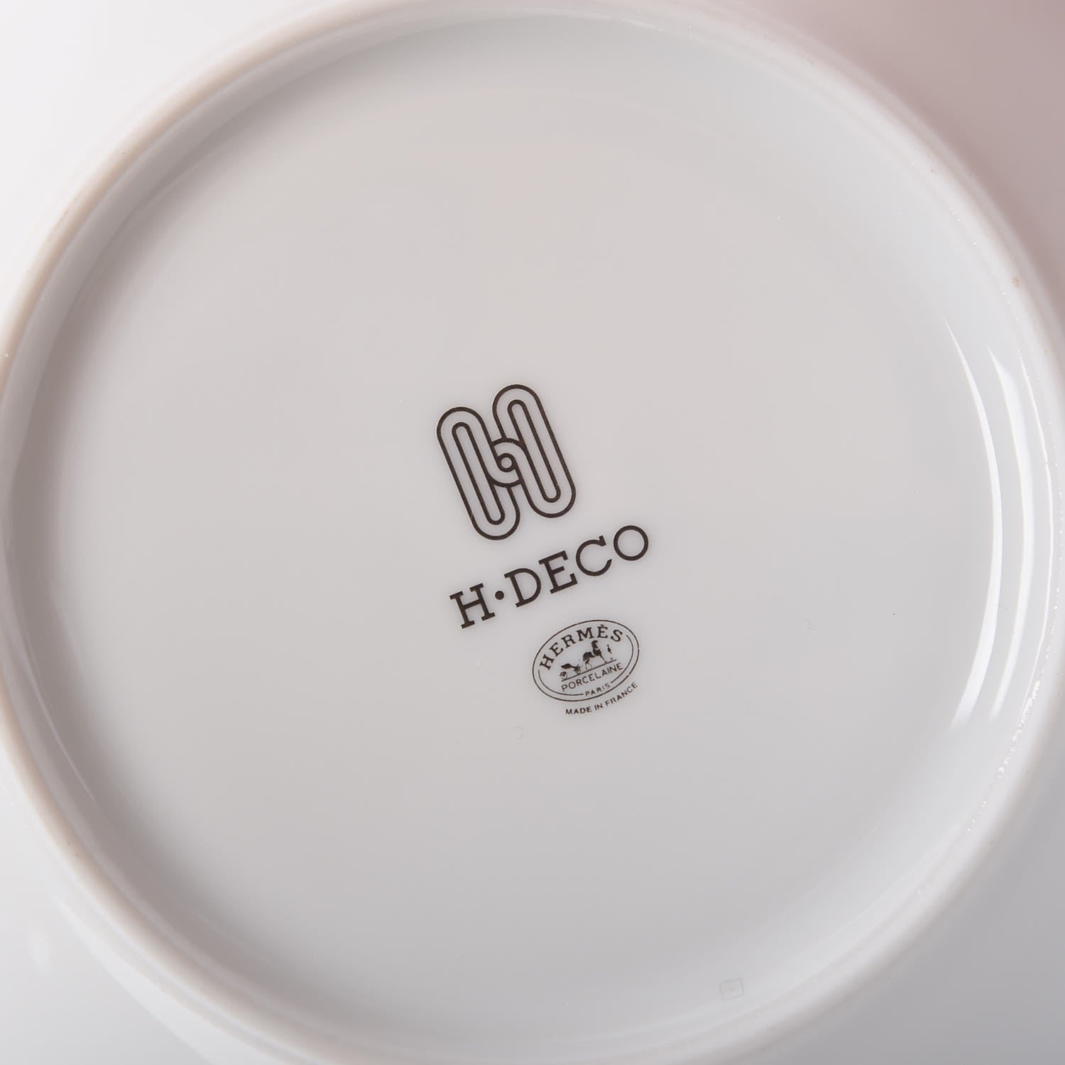 Hermes Porcelain H Deco Breakfast Cup And Saucer Set Of 2 Black 12 of 13