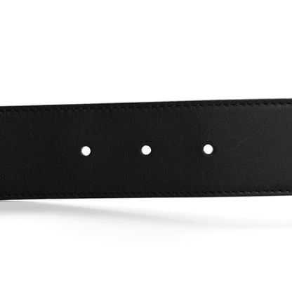 Gucci Calfskin Crystal Double G 40mm Belt 80 32 Black 3 of 6