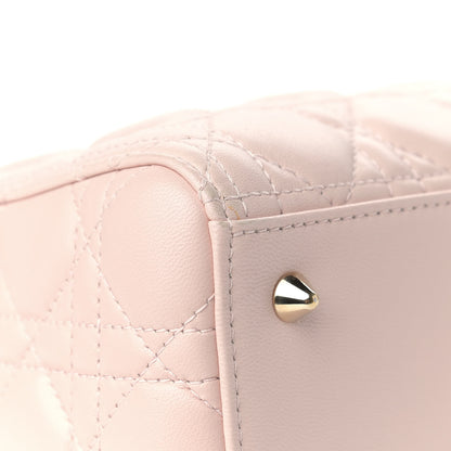 Christian Dior Lambskin Cannage Medium Lady Dior Light Pink 8 of 11