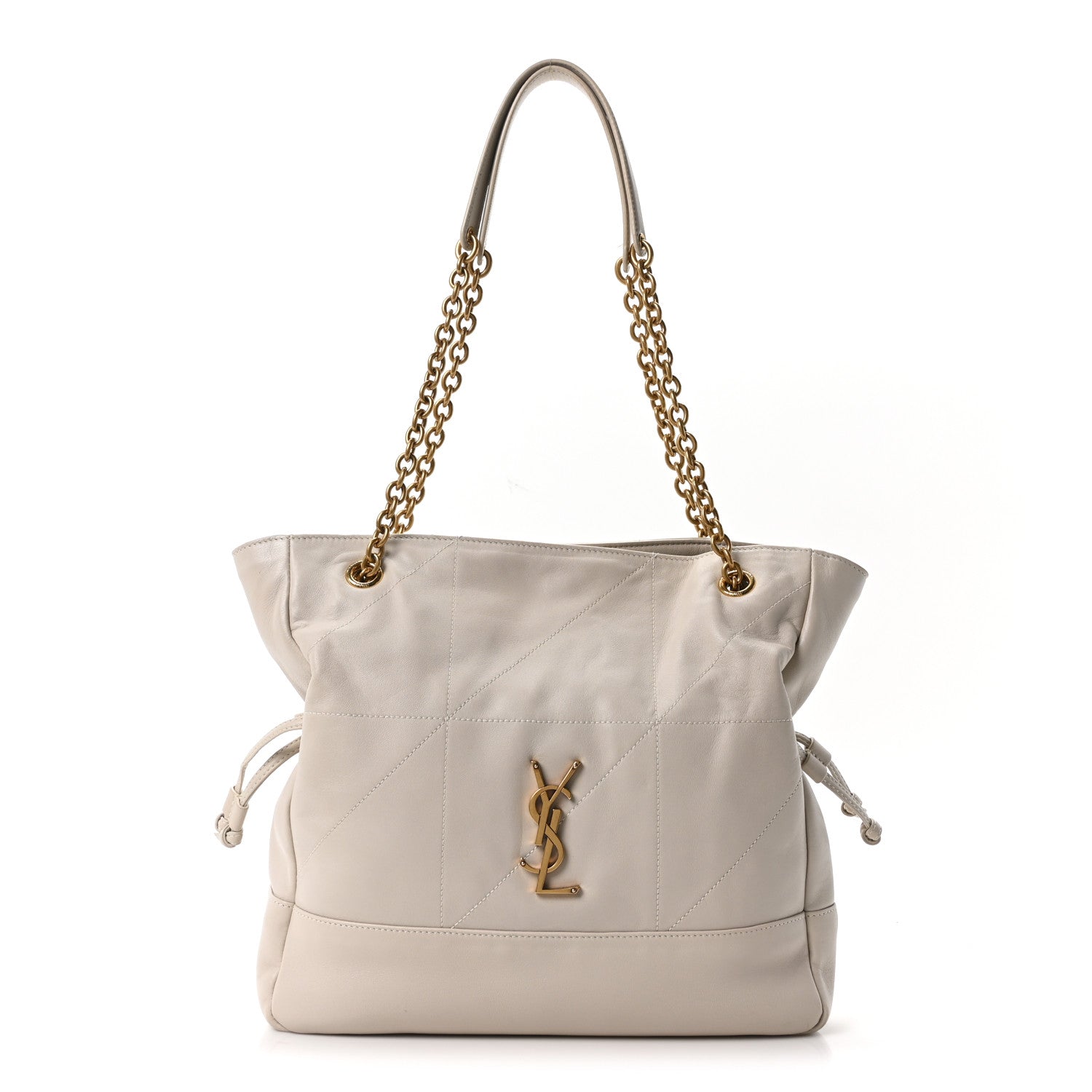 Saint Laurent Lambskin Small Jamie Shopping Tote Creme Soft 1 of 11