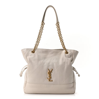 Saint Laurent Lambskin Small Jamie Shopping Tote Creme Soft 1 of 11