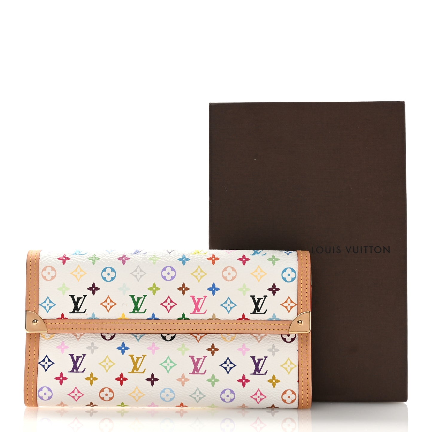 Monogram Multicolor Porte Tresor International Wallet White