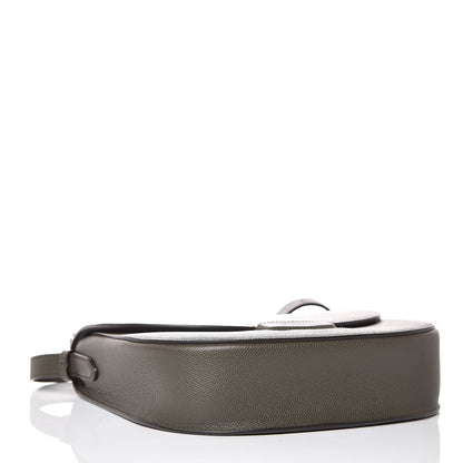 Celine Grained Calfskin Compact Trotteur Stone 4 of 7