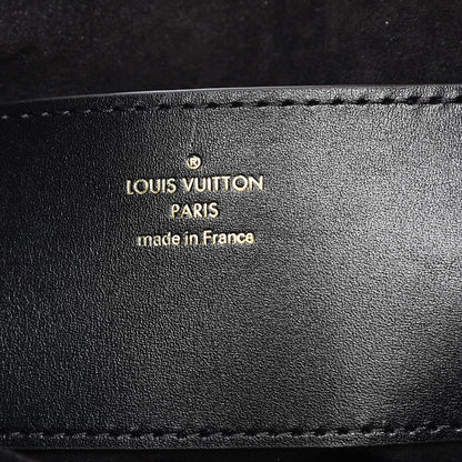 Louis Vuitton Veau Satin Monogram Twist Shoulder Bag MM Black 6 of 7