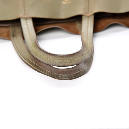 Celine Lambskin Bi-Cabas Fluo Peach 11 of 14