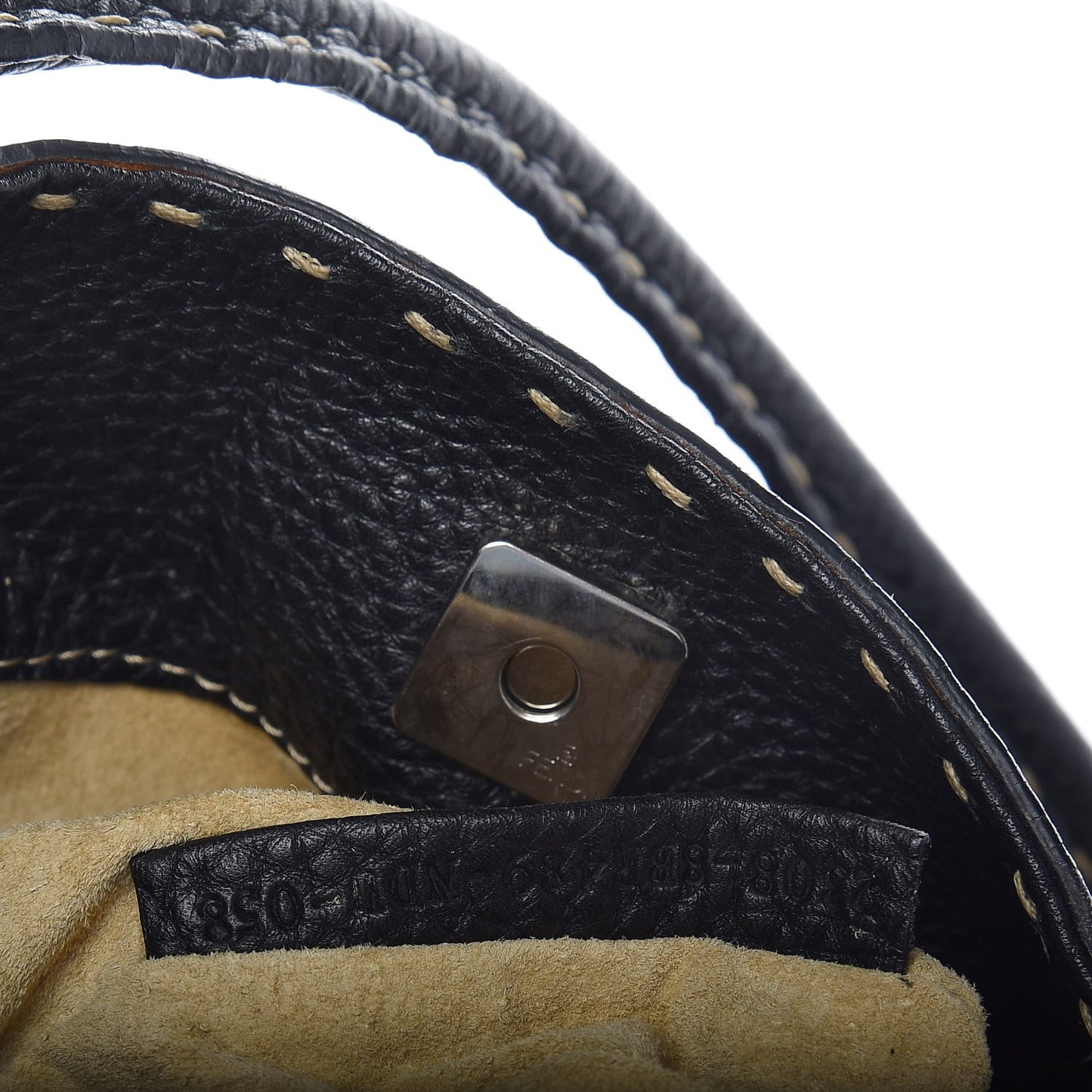 Calfskin Romano Small Selleria Bucket Black